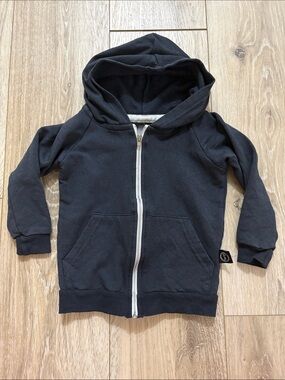 Wooly doodle zipper hoodie